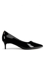 Nine West Szpilki WFA3042-1 Czarny. Czarne szpilki Nine West, bez wzorów, ze skóry, bez obcasa, na szpilce, bez zapięcia. Za 199.99 zł.
