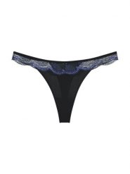 Triumph Stringi - Comfort Glam Kobiety Sztuczne włókno czarny, 42. Czarne stringi Triumph, bez wzorów, z koronki. Za 69.95 zł.