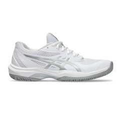 Damskie buty do tenisa Asics Game FF. Białe buty treningowe ASICS, bez wzorów, z gumy, bez zapięcia, tenisowe. Za 386.50 zł.