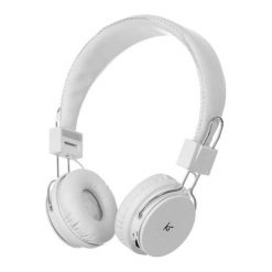 Słuchawki KitSound Manhattan bluetooth - białe uniwersalny. Białe słuchawki nauszne KitSound. Za 159.00 zł.