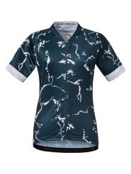 Schöffel Koszulka kolarska "Vertine" w kolorze granatowym rozmiar: 34. Niebieskie t-shirty sportowe Schöffel, bez wzorów, z materiału, bez ramiączek, rowerowe. Za 92.64 zł.