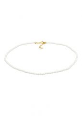 Elli Damski Choker Trend z perłami muszlową w srebrze próby 925 Sterling Silver Naszyjniki 1 ct. Szare naszyjniki Elli, z materiału, z perłą, srebrne. Za 283.99 zł.