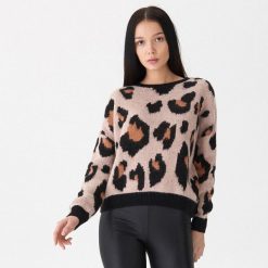 Sweter z motywem zwierzęcym - Wielobarwn. Swetry marki House. W wyprzedaży za 49.99 zł.