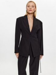 Hugo Marynarka Almere 50494290 Czarny Relaxed Fit. Czarne marynarki i żakiety Hugo, bez wzorów, z syntetyku, bez ramiączek. Za 1,589.00 zł.