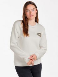 KEY LARGO Bluza "Kiss" w kolorze białym rozmiar: L. Brązowe bluzy KEY LARGO, l, bez wzorów, bez kaptura. Za 127.65 zł.