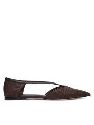 Max Mara Klapki 2614521212600 Brązowy. Brązowe klapki Max Mara, bez wzorów, ze skóry, bez obcasa, bez zapięcia. Za 2,279.00 zł.