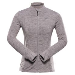 Bluza damska turystyczna szybkoschnąca Alpine Pro Golla 2. Brązowe bluzy bez kaptura Alpine Pro, bez wzorów, bez kaptura, trekkingowe. W wyprzedaży za 299.00 zł.
