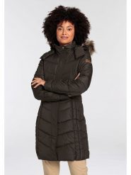 Icepeak Płaszcz pikowany "Paiva" w kolorze brązowym rozmiar: 48. Brązowe płaszcze Icepeak, bez wzorów, z materiału, bez kaptura. Za 380.95 zł.
