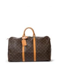 Louis Vuitton Torba podróżna w kolorze brązowym - 50 x 25 x 20 cm rozmiar: onesize. Brązowe torby podróżne Louis Vuitton, bez wzorów, z materiału. Za 4,045.99 zł.