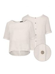 Eight2Nine Bluzka w kolorze beżowym rozmiar: L/XL. Brązowe bluzki Eight2Nine, l, bez wzorów, bez kołnierzyka, bez ramiączek. Za 83.42 zł.