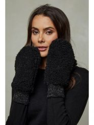 Soft Cashmere Rękawiczki w kolorze czarnym rozmiar: onesize. Czarne rękawiczki Soft Cashmere, bez wzorów, prążkowane. Za 78.99 zł.