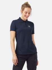 Odlo Funkcyjna koszulka polo "F-Dry" w kolorze granatowym rozmiar: S. Niebieskie t-shirty sportowe ODLO, s, bez wzorów, z materiału, bez ramiączek, outdoorowe. Za 184.95 zł.