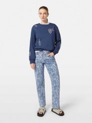 Scotch & Soda Bluza w kolorze granatowym rozmiar: XL. Niebieskie bluzy Scotch & Soda, xl, bez wzorów, z bawełny, bez ramiączek, bez kaptura. Za 214.19 zł.