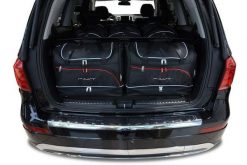 Torby Do Bagażnika Mercedes-Benz Gl 2012-2015 5Szt Kjust. Czarne torby podróżne KJUST, bez wzorów, z kauczuku. Za 1,660.00 zł.