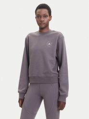 Adidas by Stella McCartney Bluza JW4692 Szary Regular Fit. Szare bluzy adidas by Stella McCartney, xl, bez wzorów, z bawełny, bez ramiączek, bez kaptura. Za 429.99 zł.