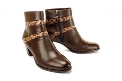 PIAZZA 962262-2 brown, botki damskie. Brązowe botki Piazza, bez wzorów, bez obcasa, na obcasie, bez zapięcia. Za 214.95 zł.