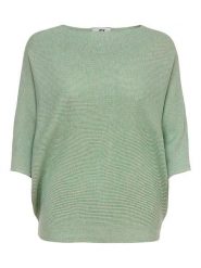 JDY Sweter "New" w kolorze zielonym rozmiar: M. Zielone swetry JDY, m, bez wzorów, prążkowane, bez ramiączek. Za 85.95 zł.