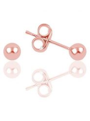 Miu Silver Pozłacane kolczyki-wkrętki rozmiar: onesize. Różowe kolczyki Miu Silver, pozłacane. Za 43.99 zł.