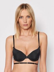Selmark Biustonosz push-up Etna 10514 Czarny. Czarne biustonosze Selmark, bez wzorów, z syntetyku. Za 229.99 zł.