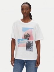 BOSS T-Shirt C_Eband_4 50540433 Biały Relaxed Fit. Białe t-shirty Boss, s, bez wzorów, z bawełny, bez kołnierzyka, bez ramiączek. Za 259.99 zł.