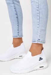 Białe Buty Sportowe Artista. Białe buty sportowe lifestyle Born2be, z aplikacjami, bez zapięcia. W wyprzedaży za 42.49 zł.