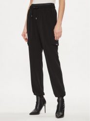 Liu Jo Spodnie materiałowe TA4059 T3784 Czarny Relaxed Fit. Czarne spodnie materiałowe Liu Jo, bez wzorów, z materiału. Za 699.99 zł.