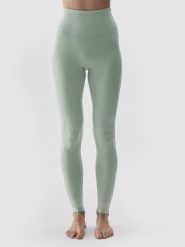 4F Legginsy sportowe w kolorze zielonym rozmiar: M. Zielone legginsy 4f, m, bez wzorów, z materiału, outdoorowe. Za 91.77 zł.