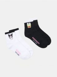 Skarpetki 2 pack Hello Kitty - wielobarwny. Skarpetki Sinsay, bez wzorów. Za 12.99 zł.
