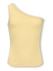 KIDS ONLY Top "Lucky" w kolorze żółtym rozmiar: 134/140. Żółte topy KIDS ONLY, bez wzorów, z bawełny, bez kołnierzyka, bez ramiączek. Za 39.86 zł.