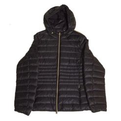 Kurtka GEOX D JAYSEN Czarny. Czarne kurtki Geox, bez wzorów, z tkaniny, casualowe, bez kaptura. Za 676.99 zł.