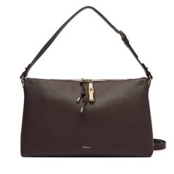 Torebka Furla. Brązowe torebki klasyczne Furla, bez wzorów, klasyczne, bez dodatków. Za 1,484.00 zł.