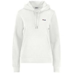 Bluza damska z kapturem Fila Lierna. Białe bluzy z kapturem Fila, xl, bez wzorów, z dresówki, z kapturem, na fitness i siłownię. Za 254.20 zł.