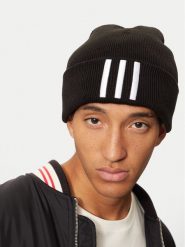 Adidas Czapka 3-Stripes IT4639 Czarny. Czarne czapki zimowe adidas, bez wzorów, z materiału. Za 119.99 zł.
