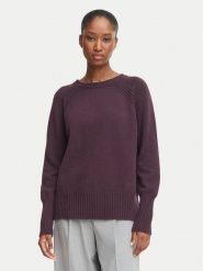 Marella Sweter Bella 2623366295 Bordowy Regular Fit. Czerwone swetry Marella, l, bez wzorów, z wełny, bez ramiączek. Za 829.99 zł.
