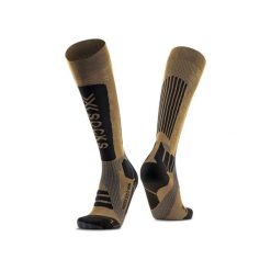 Skarpetki damskie X-Socks Helixx Gold 4.0. Brązowe skarpetki X-Socks, bez wzorów. Za 275.90 zł.