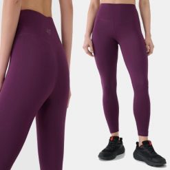 LEGGINSY DAMSKIE 4F TRENINGOWE WYSOKI STAN NA SIŁOWNIĘ NA CO DZIEŃ. Legginsy 4f, bez wzorów, z materiału, długie. Za 88.57 zł.