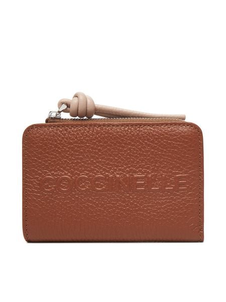 Coccinelle Portfel E2 QBB 11 D1 01 Brązowy. Brązowe portfele Coccinelle, bez wzorów, ze skóry. Za 349.99 zł.