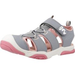Sandały GARVALIN 242860G Szary. Szare sandały GARVALIN, bez wzorów, z syntetyku, sportowe, bez obcasa, bez zapięcia. Za 119.99 zł.