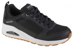 Buty do chodzenia damskie, Skechers Uno - Inside Matters. Białe buty treningowe Skechers, bez wzorów, z materiału, przed kostkę, bez zapięcia, trekkingowe. Za 279.99 zł.