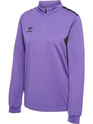 Damska bluza dresowa half zip Hummel Authentic. Szare bluzy z kapturem Hummel, l, bez wzorów, z dresówki, bez kaptura, na fitness i siłownię. Za 181.35 zł.