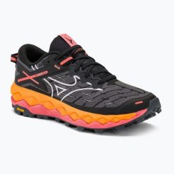 Buty do biegania damskie Mizuno Wave Mujin 10. Czarne buty do biegania Mizuno, bez wzorów, bez zapięcia, do biegania, mizuno wave. Za 429.99 zł.