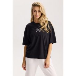 Damska koszulka sportowa Rough Radical Essential Fit Women. Czarne t-shirty sportowe ROUGH RADICAL, m, bez wzorów, bez ramiączek. Za 99.90 zł.