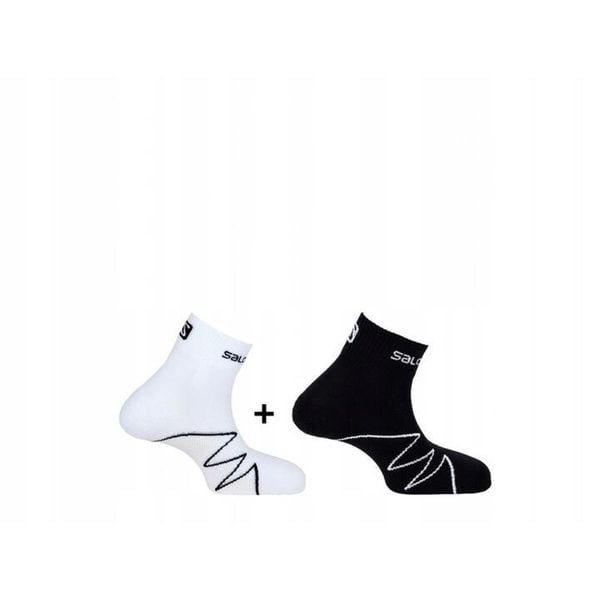 Skarpety dla dorosłych do biegania Salomon XA PRO 2 pary. Białe skarpetki Salomon, bez wzorów. Za 45.00 zł.
