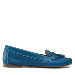 Mokasyny Filipe. Niebieskie mokasyny Filipe, bez wzorów. Za 269.99 zł.