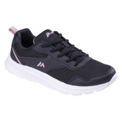 Buty Damskie Derun. Czarne buty trekkingowe MARTES ESSENTIALS, bez wzorów, z materiału, bez zapięcia, trekkingowe. Za 94.69 zł.