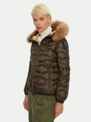 Blauer Kurtka puchowa 24WBLDC03048 Zielony Regular Fit. Zielone kurtki Blauer, s, bez wzorów, z puchu, bez kaptura. Za 959.99 zł.
