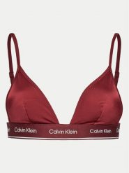 Calvin Klein Swimwear Góra od bikini KW0KW02424 Bordowy. Czerwone bikini Calvin Klein Swimwear, bez wzorów, z syntetyku. Za 229.99 zł.