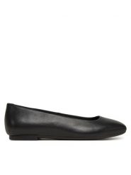 ECCO Baleriny Margot 23432301001 Czarny. Czarne baleriny ECCO, bez wzorów, ze skóry, bez obcasa, bez zapięcia. Za 309.99 zł.