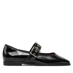 Baleriny Balagan. Czarne baleriny BALAGAN, bez wzorów, bez obcasa, bez zapięcia. Za 559.99 zł.