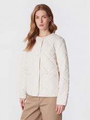 Tommy Hilfiger Kurtka puchowa Collarless Quilted WW0WW37355 Beżowy Regular Fit. Brązowe kurtki Tommy Hilfiger, xl, bez wzorów, z puchu, bez kaptura. Za 619.99 zł.